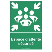 Panneau espace d'attente sécurisé PMR - GUILLARD