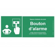 Panneau Signal bouton d'alarme pour PMR - Guillard