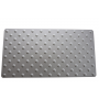 Dalle podotactile lisse en alu anodisé naturel