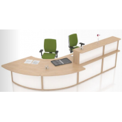 Banque d'accueil modulable Elégance Banque d'accueil modulable Elégance - Harmony illustration 1