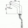Robinet électronique Volta pour lavabo - détail