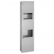 Combi Distributeur – Réceptacle d’essuie-mains Combi Distributeur – Réceptacle d’essuie-mains - DELABIE 510716S