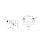 Mitigeur de douche SECURITHERM - mesure