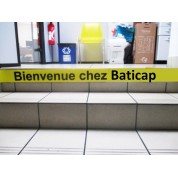 Repérage des contremarches en rouleau personnalisable Repérage des contremarches en rouleau personnalisable - baticap