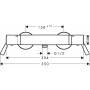 Mitigeur thermostatique de douche - mesure 1