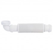 Siphon de lavabo extra-plat sans garde d'eau Senzo Siphon pour lavabo