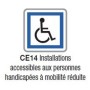 Panneau d'indication de services CE 14 - Ecolign - NADIA