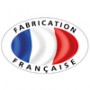 Barre coudée 135°, 400 x 400 mm, Aluminium Epoxy Blanc - fabrication Française