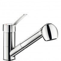 Mitigeur à douchette extractible - manette pleine Mitigeur à douchette extractible H.105