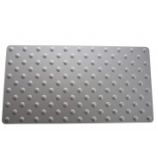 Dalle podotactile lisse en alu anodisé Dalle podotactile lisse en alu anodisé naturel