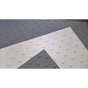 Dalle podotactile int. adhésive feu Dalle podotactile BEV
