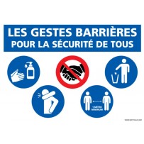 Signalétique adhésif COVID - Consignes de sécurité Signalétique adhésif COVID - Consignes de sécurité
