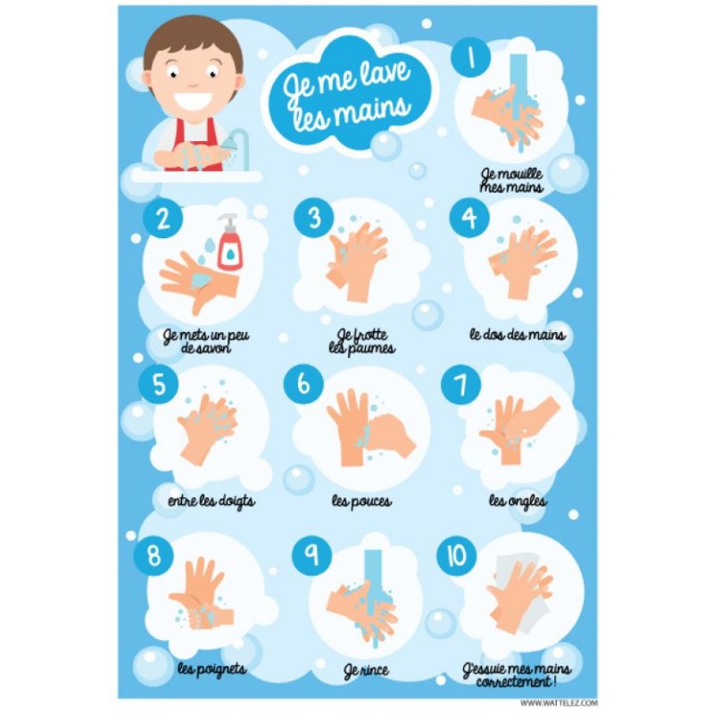 Stickers Parents / Enseignants  Lavage des Mains Autocollants Récompense  Pour Les Enfants