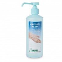 Gel hydroalcoolique Aniosgel 85 NPC 500 ml distributeur & support pour Aniosgel 500ml