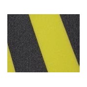 Surface antidérapante bicolores auto-adhésive - Jaune / Noir