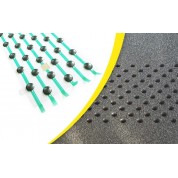 Pastilles podotactiles autoadhésives prêtes à poser - En Polymère Pastilles podotactiles d'éveil de vigilances autoadhésives prêtes à poser