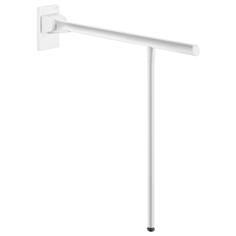 Barre D‘angle PMR Delabie – Inox, Pour Douche Ou Baignoire – Réf 5490GP2 – Neuf (OK)
