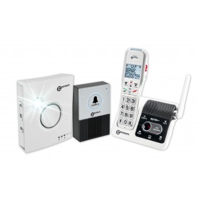 TÉLÉPHONE AMPLIDECT595 U.L.E DOORBELL Ensemble téléphone, amplificateur et avertisseur sonore et visuel