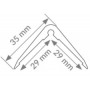 Angle de protection mur - mesure 601321