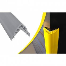 Angle de protection mur ANGL’ISOL alvéolé sur alu Angl'isol haute protection Gris, jaune