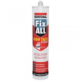 Mastic colle universel Superfix Mastic-colle polymère Fix ALL High Tack à très haute adhérence initiale blanc