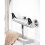 Mitigeur thermostatique douche Chromé/Noir - installé