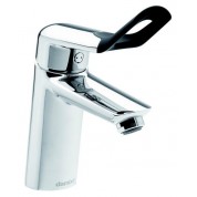 Mitigeur lavabo avec X-change chromé/noir Mitigeur lavabo avec X-change Chromé/Noir