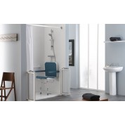 Retract_Paroi Essentielle Type S2 pour douche en Niche - PMR Paroi douche PMR collection Essentielle - niche S2