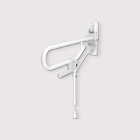 Barre appui rabattable AKW avec pied L766mm Barre appui rabattable AKW avec pied L766mm