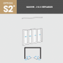 Paroi Essentielle "Niche" - PMR option S2