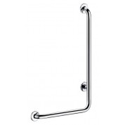 Barre de maintien DELABIE 5070G en L Ø 32, ht 750 mm, modèle à gauche Ultra Polish