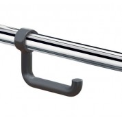 Porte-papier WC pour poignée relevable Nylon Porte-papier WC DELABIE 510081 pour poignée relevable Nylon gris