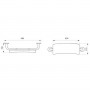 Dosseret confort pour WC Structure Inox DE-510629 - mesure