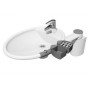 Lavabo pivotant à hauteur variable avec accessoires