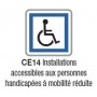 Panneau d'indication de services  CE 14 - Bretagne - NADIA