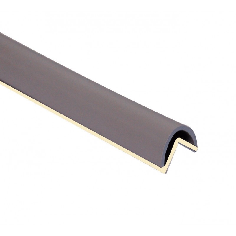 23mm Couleur: gris POUR ALUMINIUM PVC Angle int/érieur pour join de plan de travail
