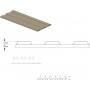 BAO 3 nervures intérieur adhésive feu - mesure