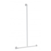 Barre de maintien en T Ø 32 pour siège de douche nylon DELABIE 5440N