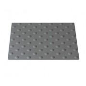 Dalle podotactile ext. à coller Dalle podotactile TPU à coller - gris