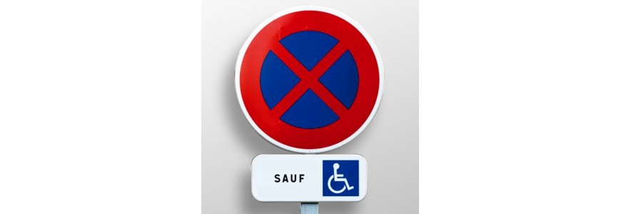 Panneau stationnement erp